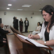 Abogada Mafalda María Camerón Luque, Jueza de Primera Instancia en lo Civil y Comercial del Noveno Turno de la Capital.