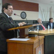 Feliciano Soto Estigarribia, presidente de la Circunscripcion de Caaguazú, dirigiéndose a los presentes.