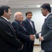Tras la clausura se entregaron certificados a los que participaron del taller de actualización.