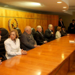 Durante la firma del acta posterior a la firma de los ministros.