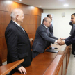 Durante la ceremonia, el doctor Benítez Riera felicitó al magistrado y destacó la importancia del cargo.