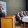 El magistrado Carlos Cabriza, presidente del Consejo de Administración de la Circunscripción Judicial de Cordillera, dio las palabras de apertura al diplomado.