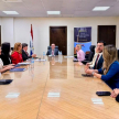 El ministro superintendente mantuvo una reunión con la comisión directiva de la Asociación de Magistrados de Alto Paraná (ASOMAP).