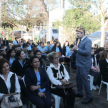 Durante su exposición, el coordinador del programa, magíster Aldo Ávalos explicó la importancia del respeto a las normas y las leyes en los distintos ámbitos de convivencia.
