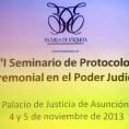 Primer Seminario de Protocolo y Ceremonial