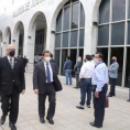Autoridades realizan recorrido para controlar el correcto ingreso a la sede judicial
