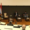 El titular de la Corte Suprema de Justicia, doctor Alberto Martínez Simón y directores administrativos participaron del debate sobre reestructuración del Estado
