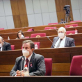 El presidente de la Corte Suprema de Justicia, doctor Alberto Martínez Simón, participó de una reunión para el estudio y análisis del proyecto de ley que establece medidas de racionalización del gasto público.