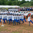 Se realizó un desfile militar y la presentación de números artísticos a cargo del Ministerio de Defensa Nacional.