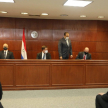 Participaron el titular de la Corte Suprema, Alberto Martínez Simón, acompañado de los ministros Luis María Benítez Riera y César M. Diesel Junghanns.