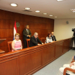 El acto de juramento se llevó a cabo en el Noveno Piso del Palacio de Justicia de Asunción.