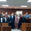 Los estudiantes fueron recibidos por el ministro de la Corte Suprema de Justicia, doctor Eugenio Jiménez Rolón.
