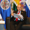 El secretario general de la Organización de los Estados Americanos, José Miguel Insulza.