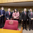 Ministros de la CSJ participaron de juramento de nuevos miembros del TSJE