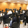 El presidente interino de la Tercera Circunscripción Judicial de la República, abogado Rodolfo Luis Mongelós Arce, participó del acto de apertura al examen.