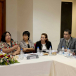 La ministra de la Corte Suprema de Justicia doctora Alicia Pucheta de Correa participó de la reunión, junto a fiscales, jueces de Paz y representantes de otros organismos estatales