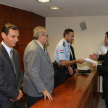 Asistió el Comisario que cumple funciones en el Poder Judicial, Carlos Acosta. 