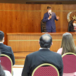 El ministro Víctor Ríos se dirigió a los nuevos abogados mencionando que es el inicio de una nueva etapa en el ámbito profesional y público.