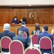 Los ministros de la Corte Suprema de Justicia doctores Manuel Ramírez Candia y Víctor Ríos Ojeda tomaron juramento a 48 nuevos profesionales del derecho.