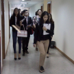 Los universitarios llegaron al despacho del camarista Agustín Lovera Cañete, miembro del Tribunal de Apelación Penal tercera sala.