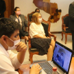 En la fecha representantes de las sedes judiciales de Caaguazú, Caazapá, Misiones y Paraguari participaron del encuetro virtual.