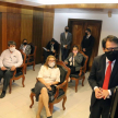 La reunión telemática se realizó en la Sala de Videoconferencias ubicadas en el primer piso del Palacio de Justicia de Asunción.