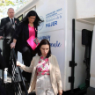 Finalmente, los ministros Carolina Llanes y Luis María Benítez Riera se acercaron hasta la Plaza de la Justicia para interiorizarse sobre los servicios gratuitos que ofrece Ciudad Mujer Móvil.