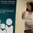 La abogada María Victoria Cardozo Brusquetti, directora de la Dirección Técnico Forense, abordó “El informe en Trabajo Social”.
