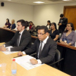 Alumnos representantes de distintas universidades del país realizaron una simulación de audiencias orales.