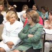 Las ministras de la máxima instancia judicial, Alicia Pucheta y Gladys Bareiro de Módica, participaron en la mesa de dialogo.