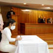 El acto de juramento se realizó en el Salón Auditorio “Serafina Dávalos” del Palacio de Justicia de Asunción   