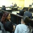 Los estudiantes participaron de un juicio oral y público sobre un caso de robo agravado.