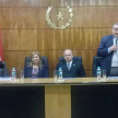 El ministro de la Corte Suprema de Justicia, Antonio Fretes, también estuvo presente en el encuentro.