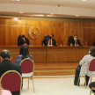 La presentación de los proyectos de construcción y ampliación edilicia se llevaron a cabo en el Salón Auditorio del Palacio de Justicia de Asunción. 