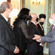 El presidente de la Corte Suprema de Justicia, doctor César Diesel, participó de la ceremonia de juramento de los nuevos embajadores.