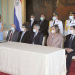 La ceremonia de juramento fue presidida por el titular del Ejecutivo, Mario Abdo Benítez, acompañado del vicepresidente de la República, Hugo Velázquez. 