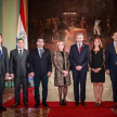Rogelio Raimundo Benítez Vargas y Sofía López Garelli juraron en el Palacio de Gobierno como nuevos embajadores.