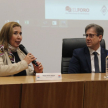 La presidenta de la Circunscripción Judicial de Alto PAraná, Bertha Ávalos felicitó al ministro por su obra. 