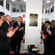 Descubrimiento oficial de la placa con presencia del presidente de la República, Mario Abdo Benítez, y principales autoridades.