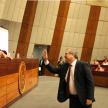 Ministro Jiménez Rolón en audiencia pública para presentación de ley