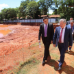 Ministro Jiménez Rolón verificó avance de obra edilicia en Capiatá