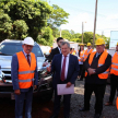 Ministro Jiménez Rolón verificó avance de obra edilicia en Capiatá
