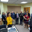 El doctor Javier Esquivel destacó y agradeció la presencia de los ministros y autoridades locales.