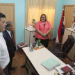 El ministro superintendente doctor Manuel Ramírez Candia y el ministro doctor Víctor Ríos llevaron a cabo una jornada de trabajo. 