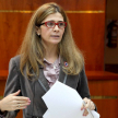La abogada Gloria Benítez desarrolló el tema de la “Ley de Lactancia Materna”.