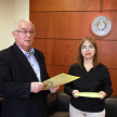 La Ingeniera Luisa Noemí Ozcariz de Alarcón, coordinadora de FIDA Paraguay agradeció al ministro por su cooperación  a través del Sistema Nacional de Facilitadores Judiciales