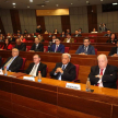 El encuentro tuvo lugar en la Sala de Sesiones del Congreso Nacional con la participación de los juristas conmemorados, autoridades educativas de la Universidad de Columbia del Paraguay, representantes de la Itaipú Binacional e invitados especiales.