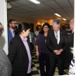 La ministra de la CSJ, Dra. Carolina Llanes y el embajador de los EE.UU en Paraguay, Marc Ostfield.