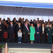 El presidente de la CSJ participó del desfile Militar y Policial. 