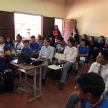 En la ocasión se instruyó a alrededor de 70 alumnos del séptimo al noveno grado de la Escuela Superior República del Ecuador.